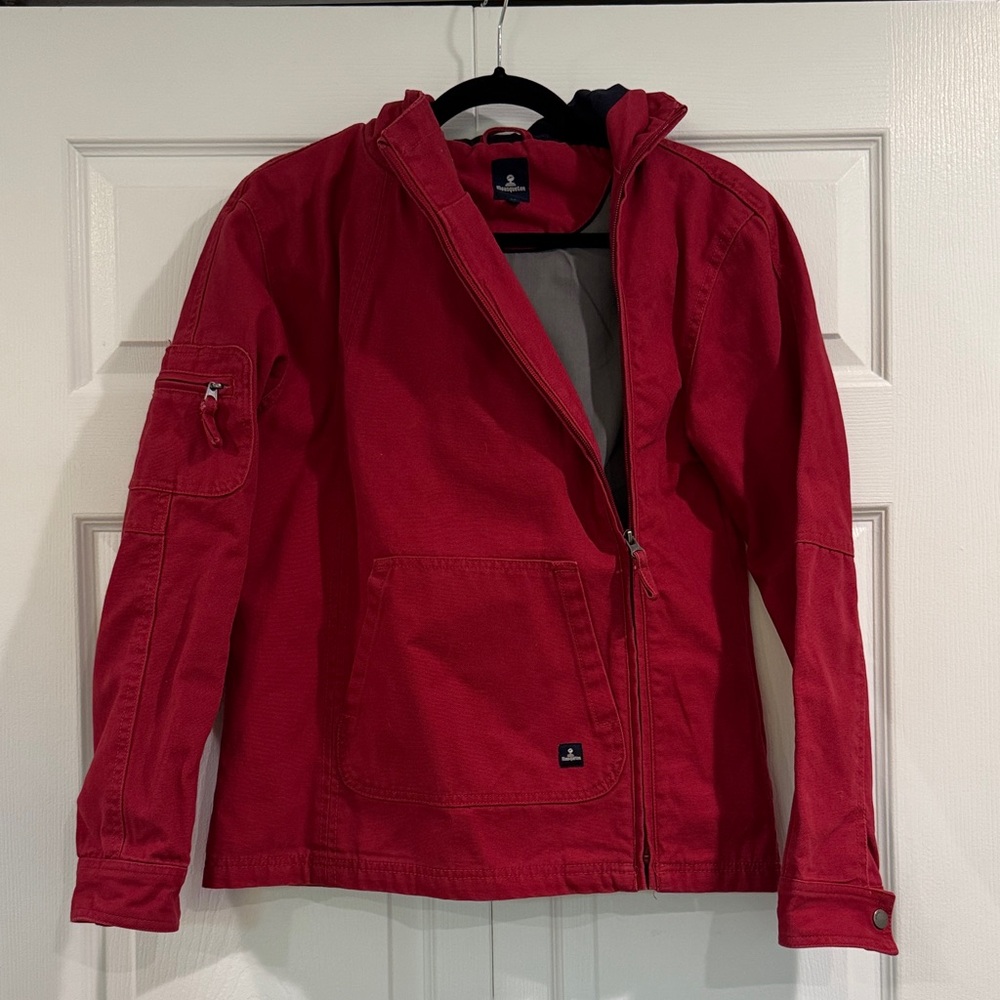 Women's Red Utility Jacket